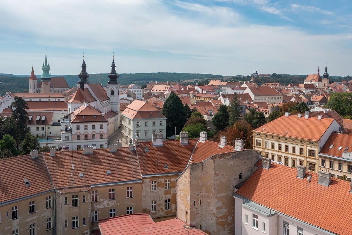 Znojmo – pohled na historické centrum